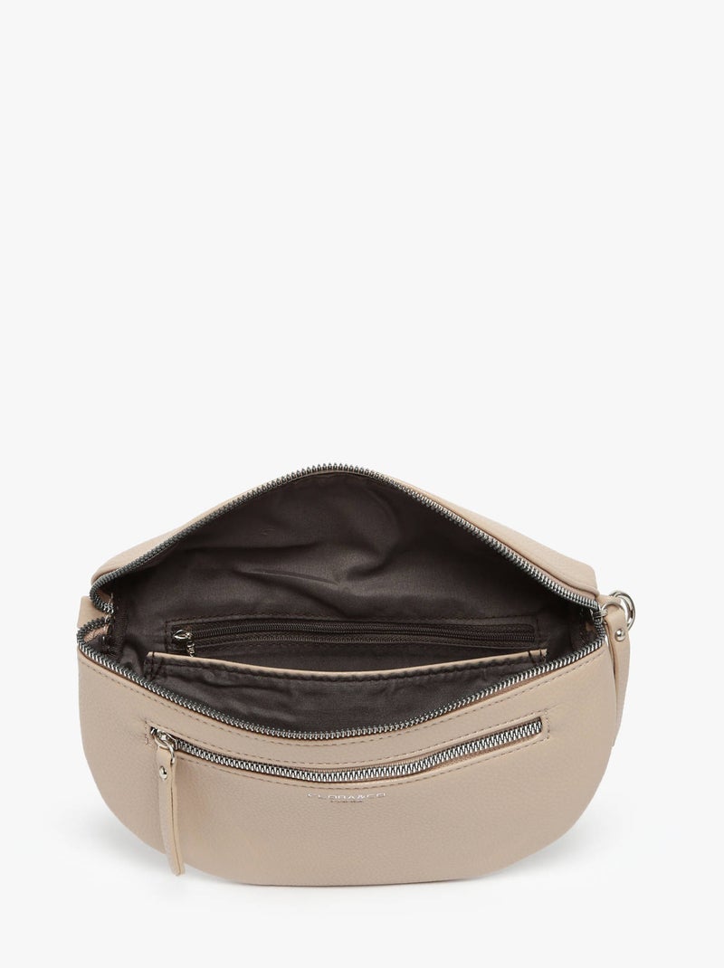 Sac Banane Miniprix Toile Enduite Beige - Kiabi