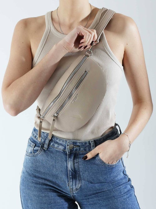 Sac Banane Miniprix Toile Enduite - Kiabi