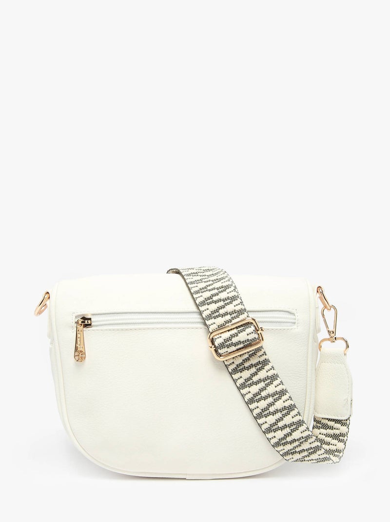 Sac Banane Miniprix Toile Enduite Blanc - Kiabi