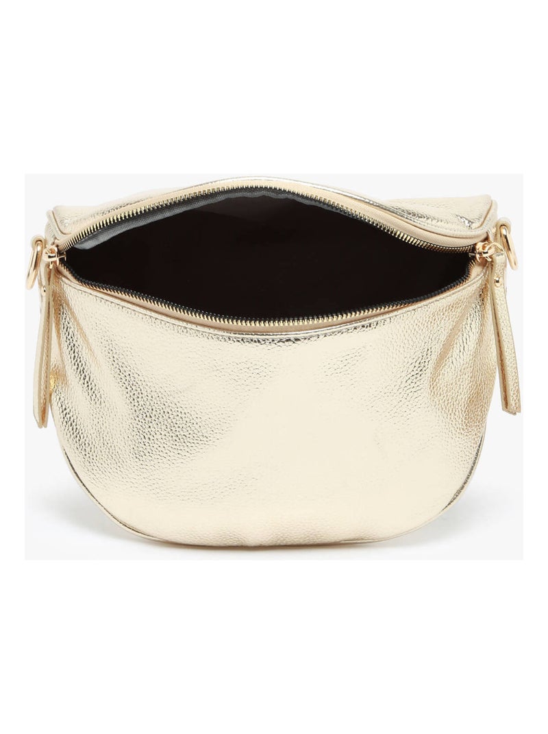 Sac Banane Miniprix Toile Enduite Gold - Kiabi