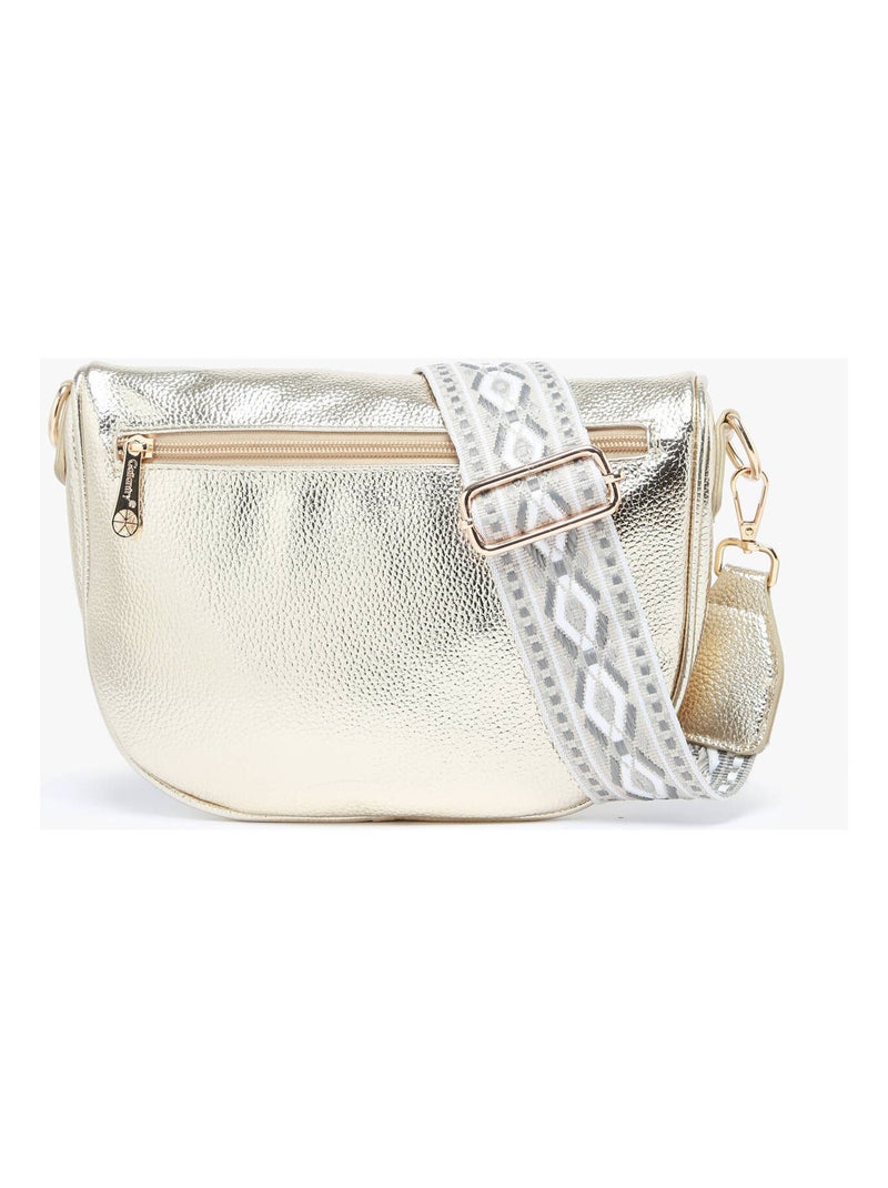 Sac Banane Miniprix Toile Enduite Gold - Kiabi