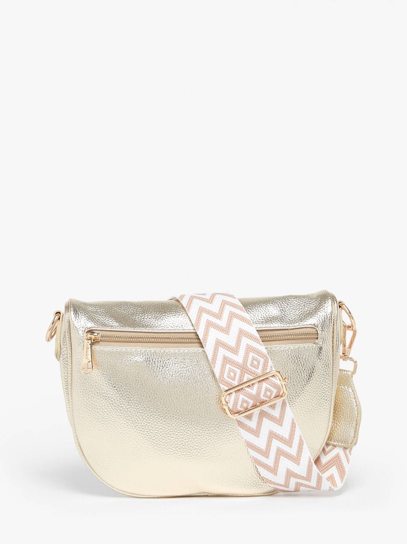 Sac Banane Miniprix Toile Enduite Gold - Kiabi