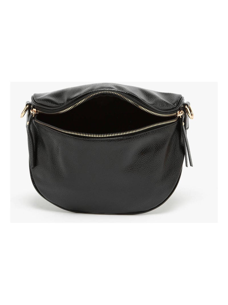 Sac Banane Miniprix Toile Enduite Noir - Kiabi