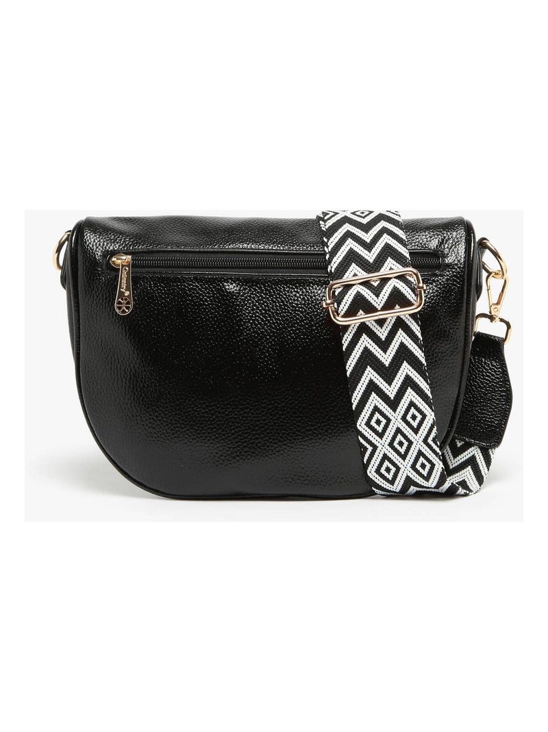 Sac Banane Miniprix Toile Enduite Noir - Kiabi