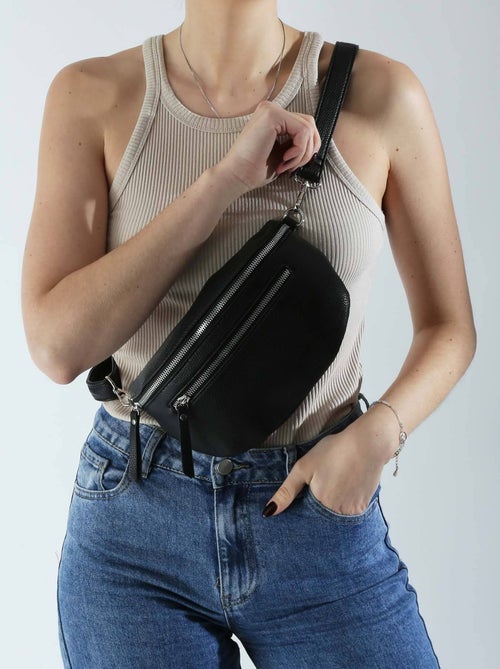 Sac Banane Miniprix Toile Enduite - Kiabi