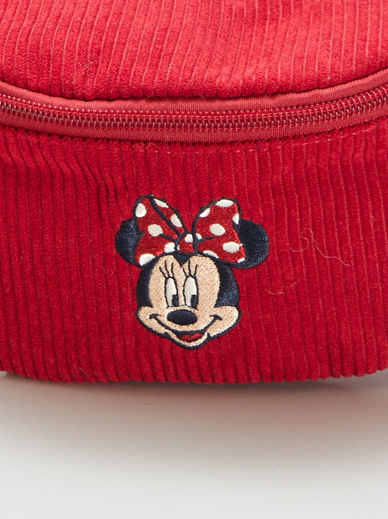 Sac banane 'Minnie' en velours côtelé Rouge - Kiabi