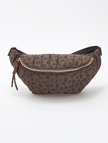 Sac banane motif léopard