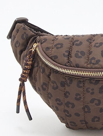 Sac banane motif léopard