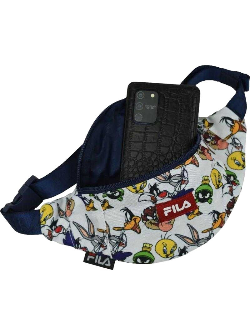 Sac banane motif/style looney tunes - fila (design/motif: personnages, logo) Blanc Multicolore - Kiabi