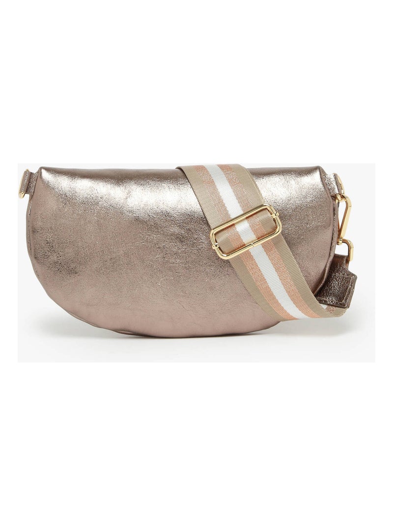 Sac Banane Nine Cuir Milano Cuir De Vachette Bronze - Kiabi