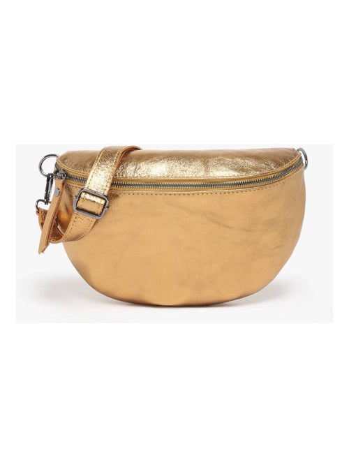 Sac Banane Nine Cuir Milano Cuir De Vachette - Kiabi