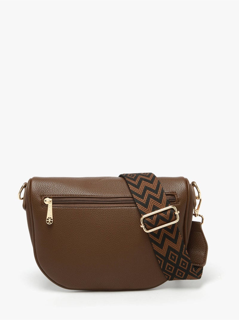 Sac banane sangle gallantry toile enduite Marron caramel - Kiabi