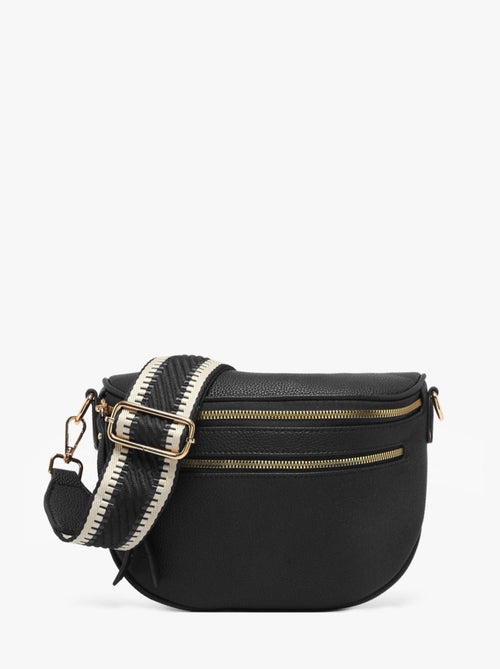 Sac banane sangle gallantry toile enduite - Kiabi
