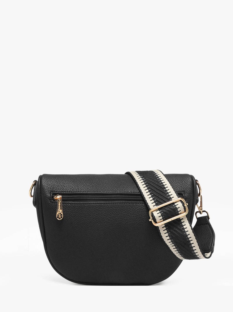 Sac banane sangle gallantry toile enduite Noir - Kiabi
