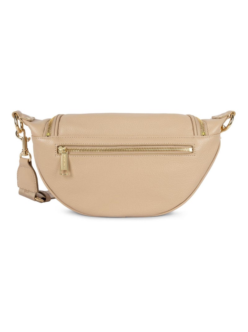Sac banane Zippé Dune Lancaster   foncé Beige - Kiabi