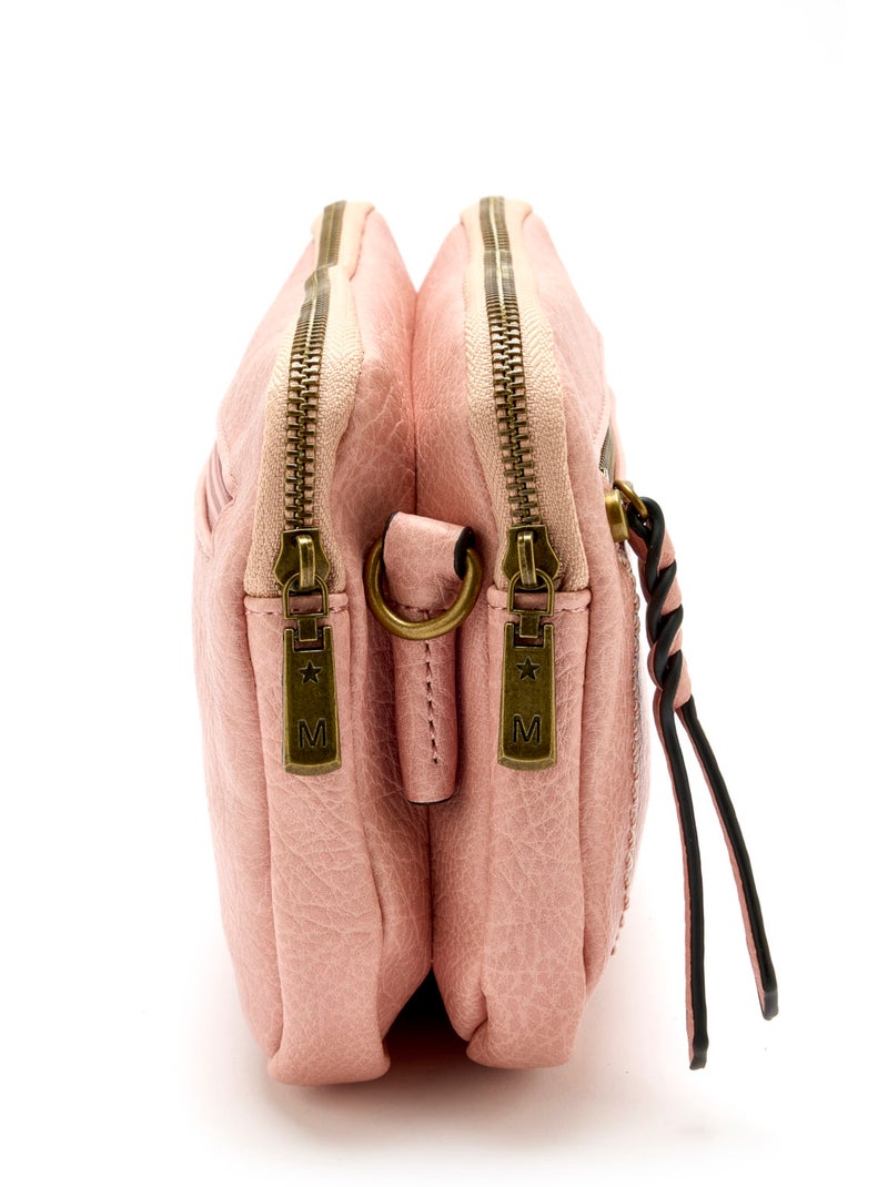 Sac bandoulière - DAXON Rose - Kiabi