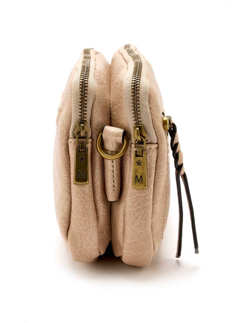 Sac bandoulière - DAXON Taupe - Kiabi
