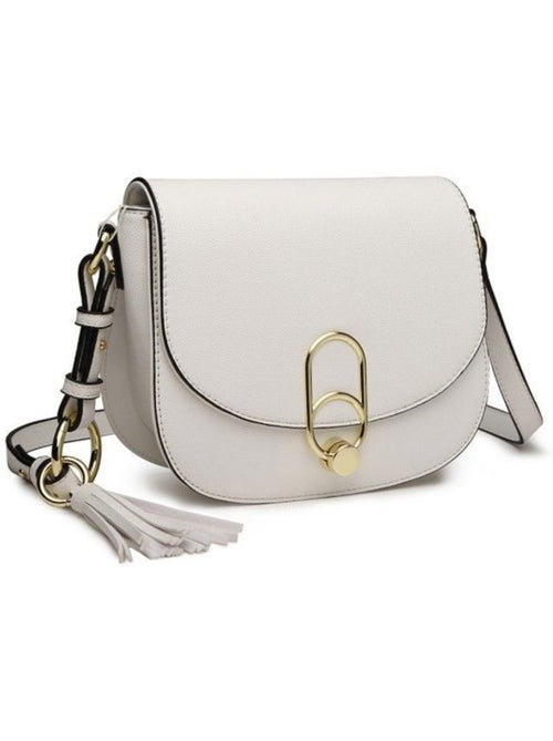 Sac bandoulière à franges bretelles amovibles 22x8x18 cm - miss lulu - Kiabi Sac bandoulière à franges bretelles amovibles 22x8x18 cm - miss lulu - Kiabi