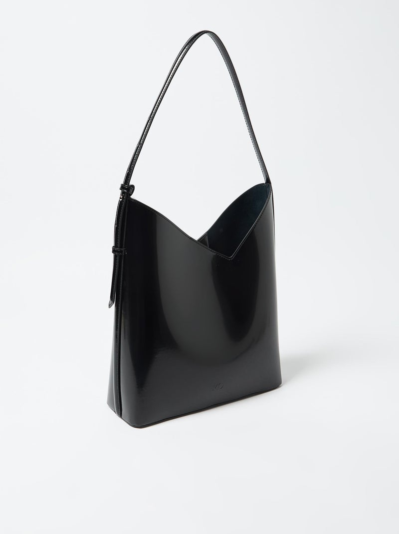 Sac bandoulière asymétrique, MO Fashion Noir - Kiabi