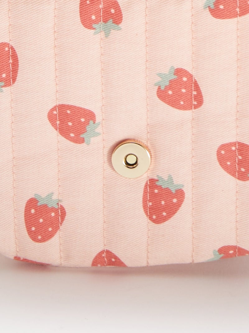 Sac bandoulière avec imprimé ROSE - Kiabi