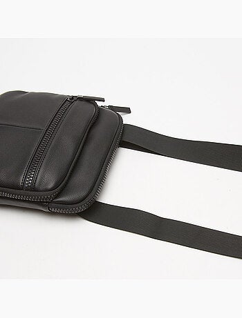 Sac bandoulière avec triple zip
