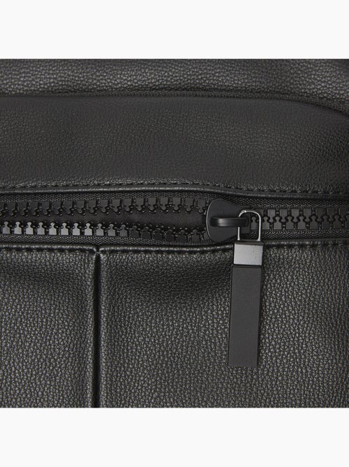 Sac bandoulière avec triple zip - Kiabi