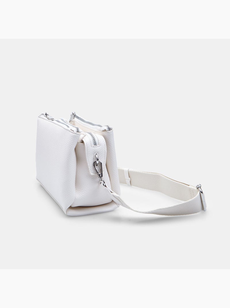 Sac bandoulière  Bata Blanc - Kiabi