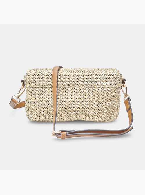 Sac bandoulière BATA en raphia - Kiabi