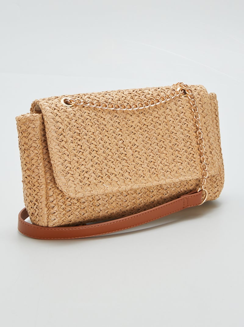 Sac bandoulière Beige - Kiabi