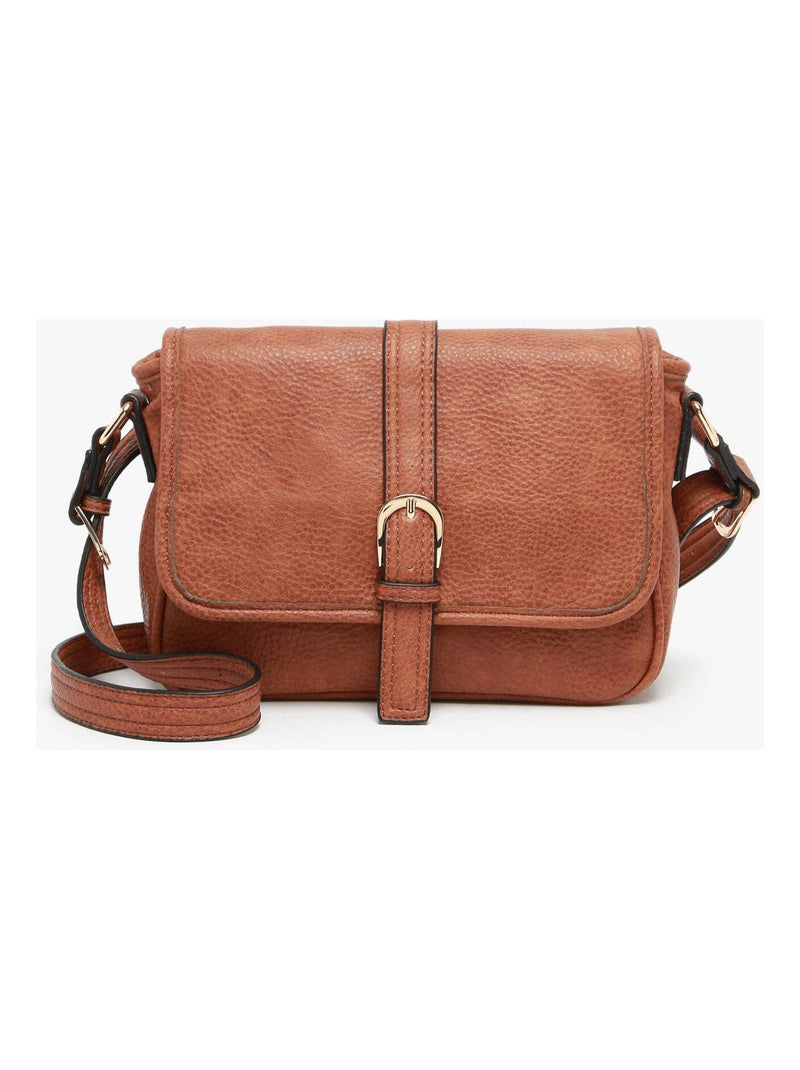 Sac Bandoulière Belt Miniprix Toile Enduite Camel - Kiabi