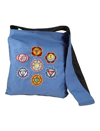 Sac bandoulière Bleu 7 Chakras