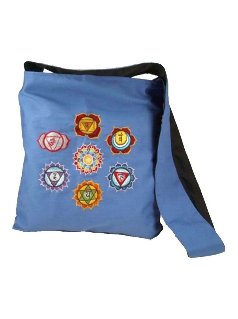 Sac bandoulière Bleu 7 Chakras Bleu - Kiabi
