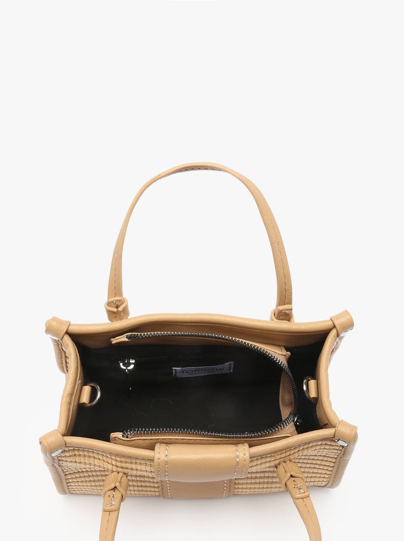 Sac Bandoulière Cannes Torrow Synthetique Beige - Kiabi