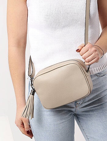 Sac Bandoulière Caviar Cuir Milano Cuir De Vachette