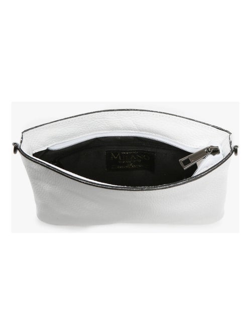 Sac Bandoulière Caviar Cuir Milano Cuir De Vachette - Kiabi
