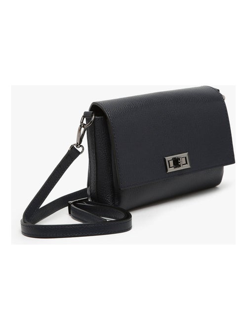 Sac Bandoulière Caviar Cuir Milano Cuir De Vachette - Kiabi