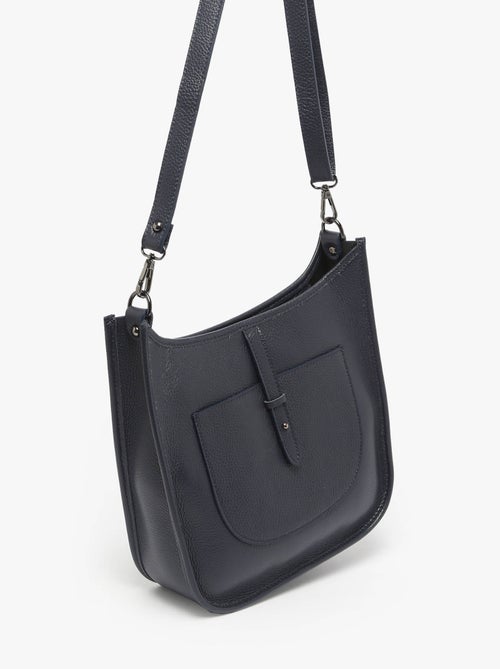 Sac Bandoulière Caviar Cuir Milano Cuir De Vachette - Kiabi