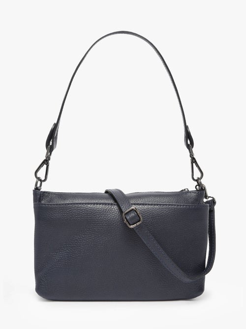 Sac Bandoulière Caviar Cuir Milano Cuir De Vachette - Kiabi
