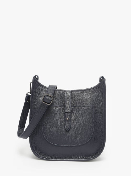 Sac Bandoulière Caviar Cuir Milano Cuir De Vachette - Kiabi