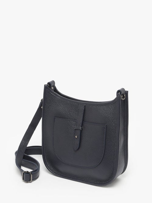 Sac Bandoulière Caviar Cuir Milano Cuir De Vachette - Kiabi