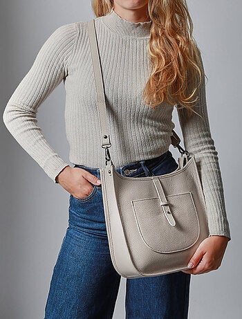 Sac Bandoulière Caviar Cuir Milano Cuir De Vachette