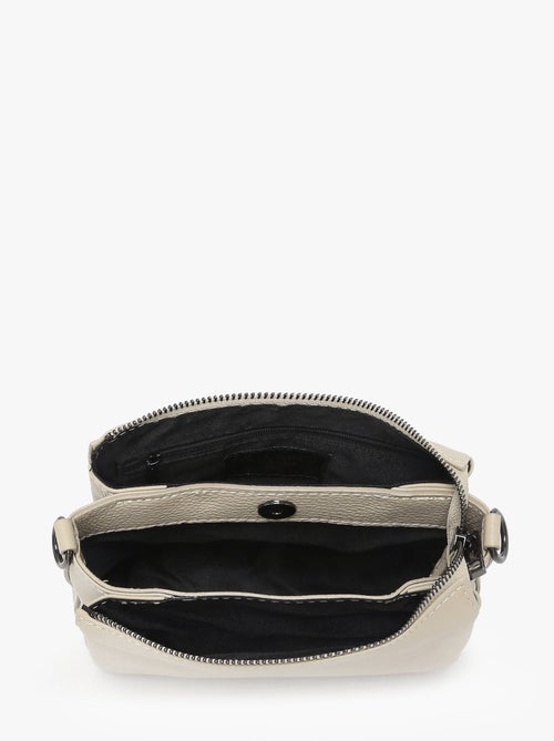 Sac Bandoulière Caviar Cuir Milano Cuir De Vachette - Kiabi