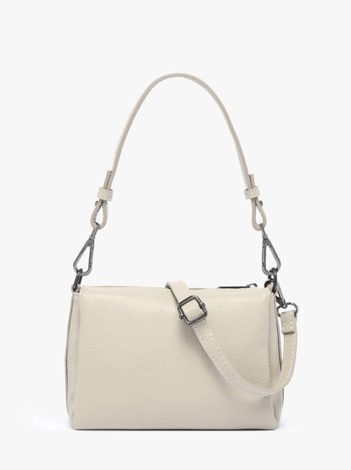 Sac Bandoulière Caviar Cuir Milano Cuir De Vachette - Kiabi