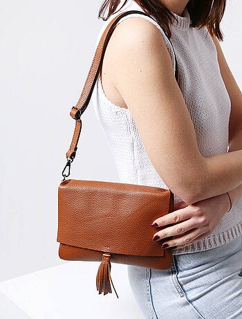 Sac Bandoulière Caviar Cuir Milano Cuir De Vachette