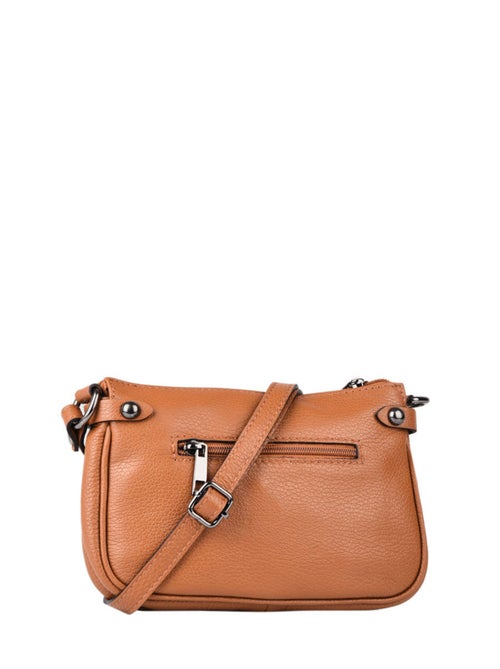 Sac Bandoulière Caviar Cuir Milano Cuir De Vachette - Kiabi