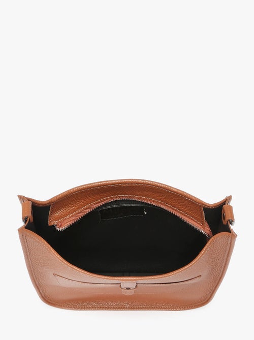 Sac Bandoulière Caviar Cuir Milano Cuir De Vachette - Kiabi