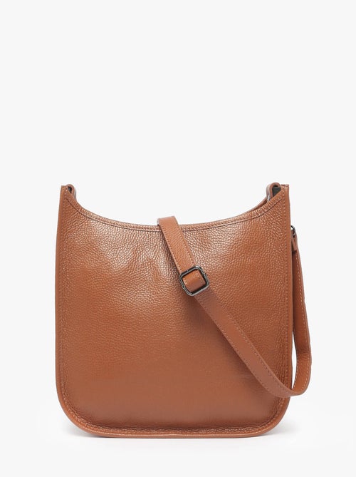 Sac Bandoulière Caviar Cuir Milano Cuir De Vachette - Kiabi