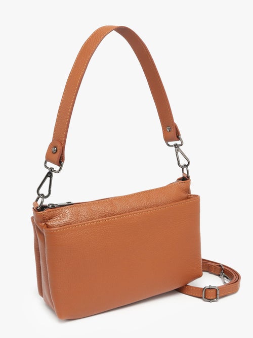 Sac Bandoulière Caviar Cuir Milano Cuir De Vachette - Kiabi