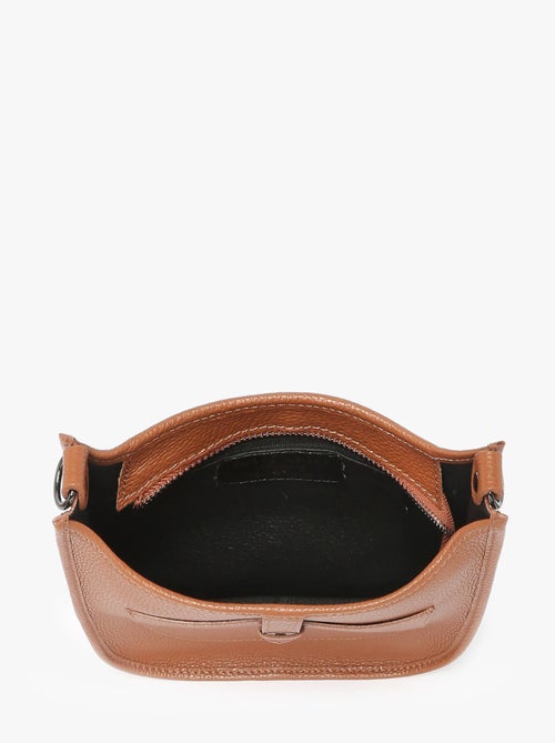Sac Bandoulière Caviar Cuir Milano Cuir De Vachette - Kiabi