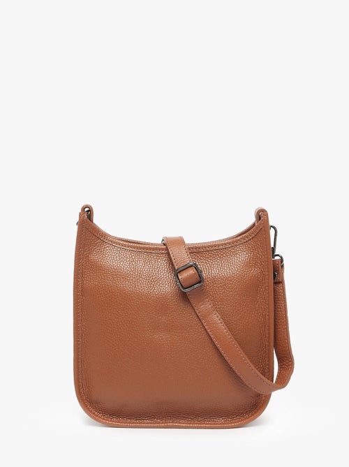 Sac Bandoulière Caviar Cuir Milano Cuir De Vachette - Kiabi